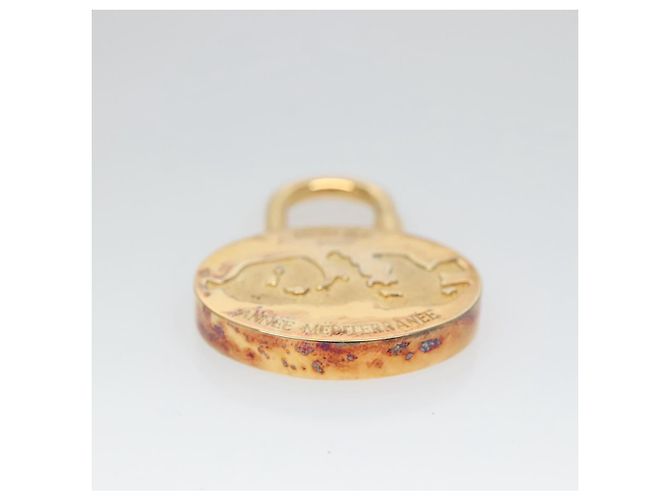 Hermès HERMES Charm Cadena metallo Oro Auth bs27700 D'oro - vista 6