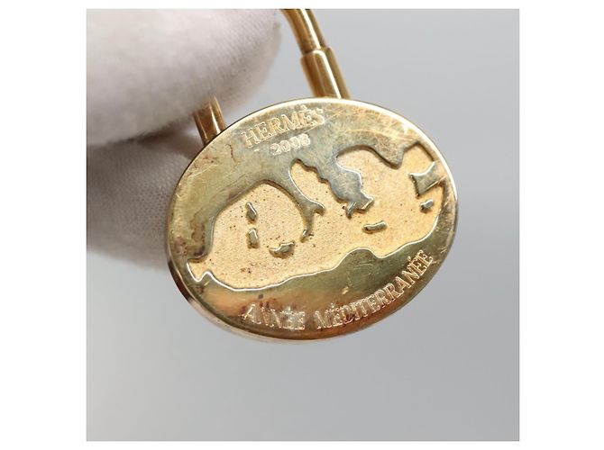 Hermès HERMES Charm Cadena metallo Oro Auth bs27700 D'oro - vista 7