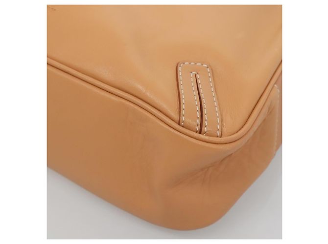 Burberry Borsa a spalla in pelle beige argento autentica ep9425 - vista 10