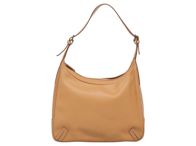 Burberry Borsa a spalla in pelle beige argento autentica ep9425 - vista 2