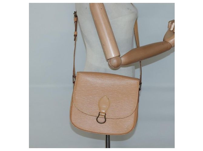 LOUIS VUITTON Epi Saint Cloud GM Borsa a Spalla Beige M52196 LV Auth bs26977 - vista 25