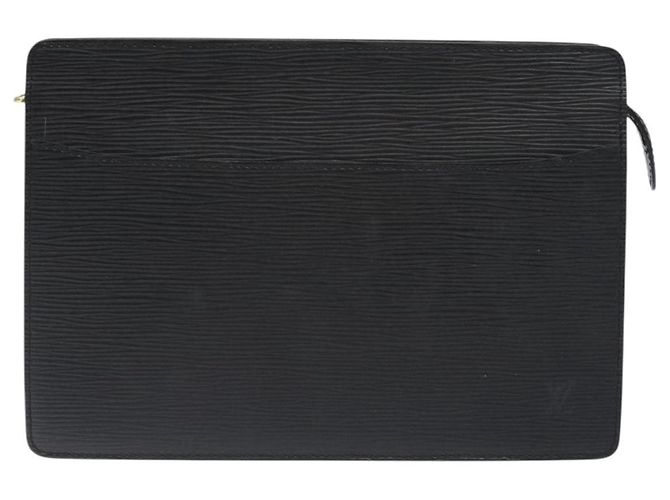 LOUIS VUITTON Epi Pochette Herren Clutch Tasche Schwarz M52522 LV Auth th6189 - Ansicht 13