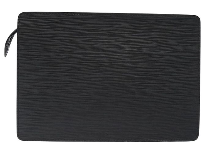 LOUIS VUITTON Epi Pochette Herren Clutch Tasche Schwarz M52522 LV Auth th6189 - Ansicht 2
