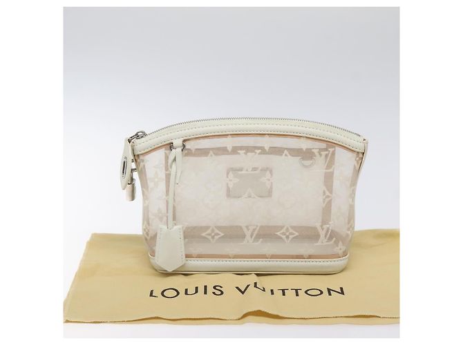 LOUIS VUITTON Monogram Transparent Lockit Clutch Bag M40700 LV Auth 131195V Monogramma - vista 12