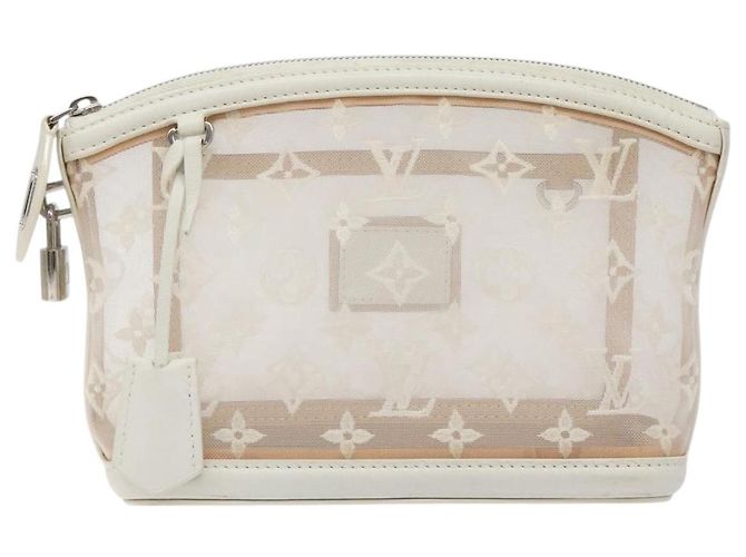 LOUIS VUITTON Monogram Transparent Lockit Clutch Bag M40700 LV Auth 131195V Monogramma - vista 13