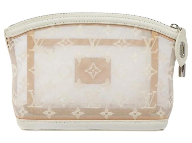 LOUIS VUITTON Monogram Transparent Lockit Clutch Bag M40700 LV Auth 131195V Monogramma - vista 2