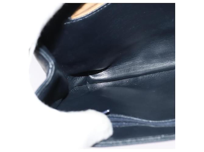Borsa a spalla GIVENCHY in pelle blu navy e oro Auth BA3654 D'oro - vista 19