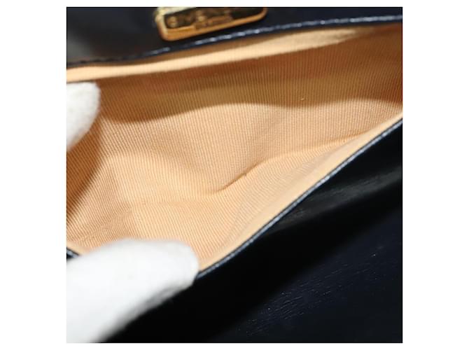 Borsa a spalla GIVENCHY in pelle blu navy e oro Auth BA3654 D'oro - vista 20