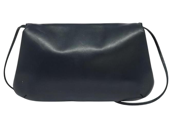 Borsa a spalla GIVENCHY in pelle blu navy e oro Auth BA3654 D'oro - vista 3