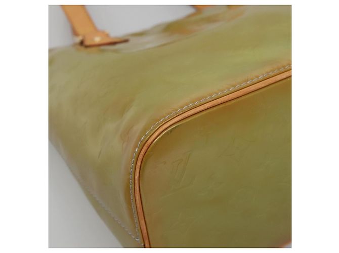 LOUIS VUITTON Monogram Vernis Borsa a Mano Houston Blu Baby M91005 LV Auth 130139 Blu chiaro - vista 15