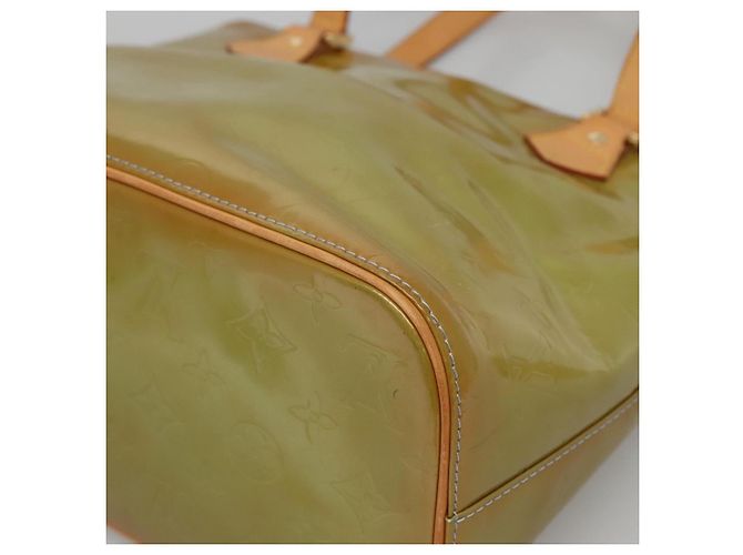 LOUIS VUITTON Monogram Vernis Borsa a Mano Houston Blu Baby M91005 LV Auth 130139 Blu chiaro - vista 16