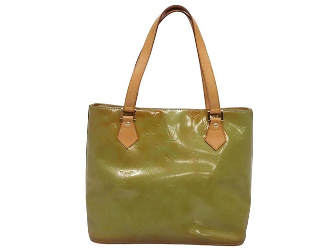 LOUIS VUITTON Monogram Vernis Borsa a Mano Houston Blu Baby M91005 LV Auth 130139 Blu chiaro - vista 2