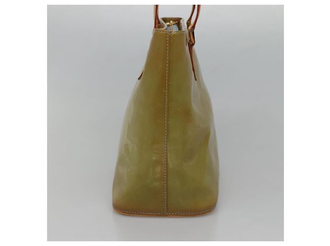 LOUIS VUITTON Monogram Vernis Borsa a Mano Houston Blu Baby M91005 LV Auth 130139 Blu chiaro - vista 4