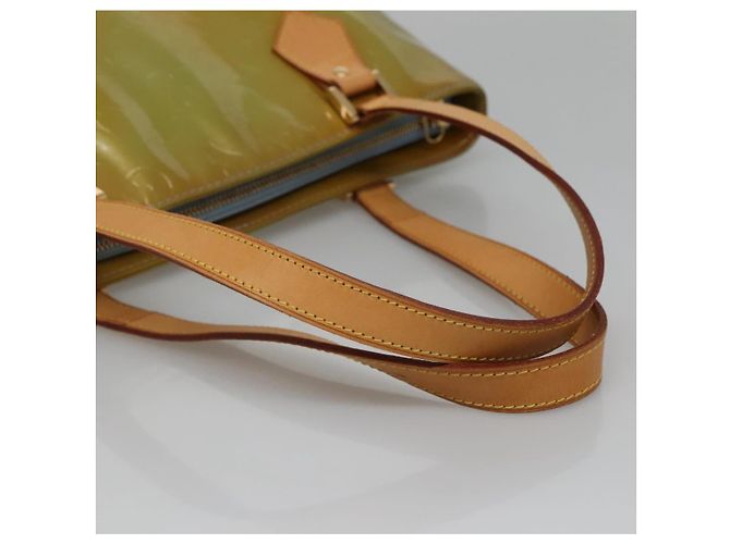 LOUIS VUITTON Monogram Vernis Borsa a Mano Houston Blu Baby M91005 LV Auth 130139 Blu chiaro - vista 7