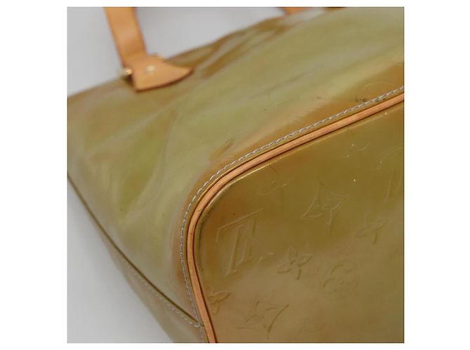 LOUIS VUITTON Monogram Vernis Borsa a Mano Houston Blu Baby M91005 LV Auth 130139 Blu chiaro - vista 9