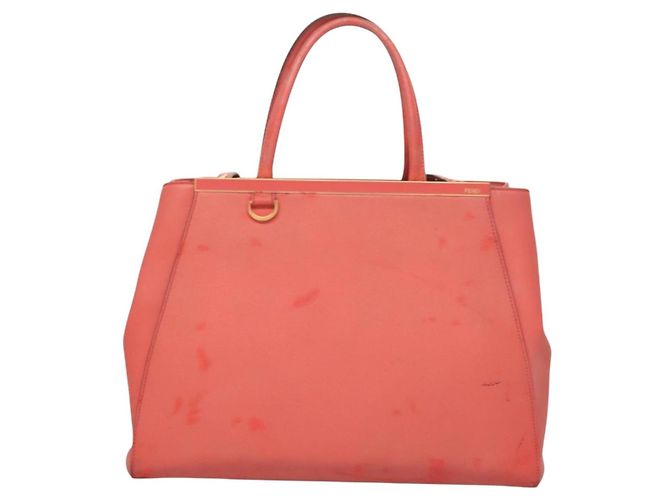 FENDI Borsa a mano in pelle rosa oro Auth bs26640 D'oro - vista 13