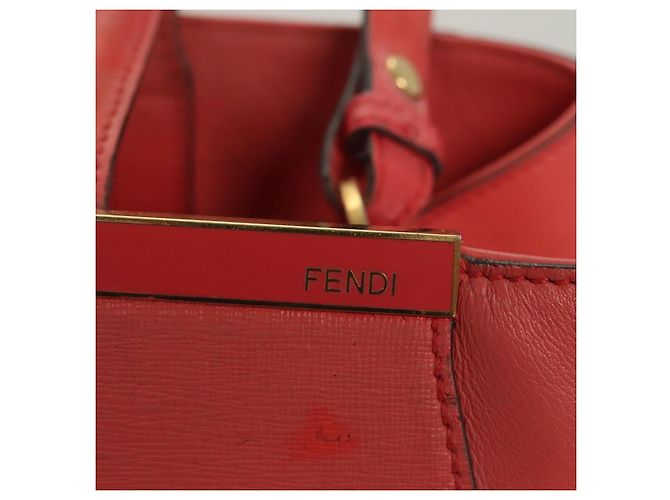 FENDI Borsa a mano in pelle rosa oro Auth bs26640 D'oro - vista 18