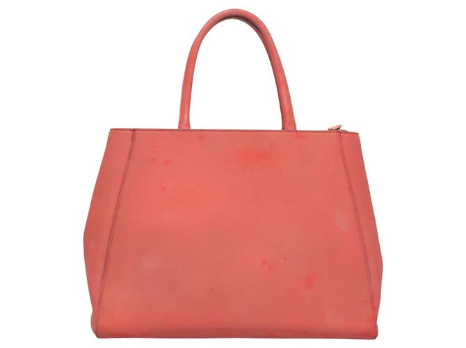 FENDI Borsa a mano in pelle rosa oro Auth bs26640 D'oro - vista 2