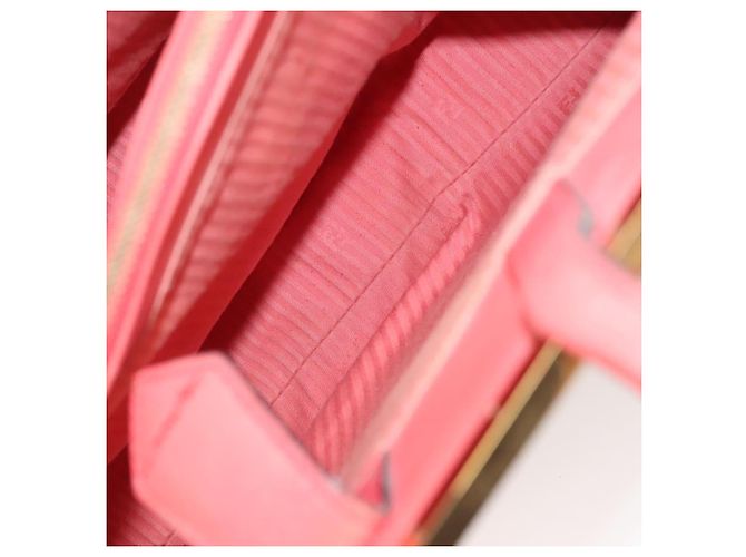 FENDI Borsa a mano in pelle rosa oro Auth bs26640 D'oro - vista 22
