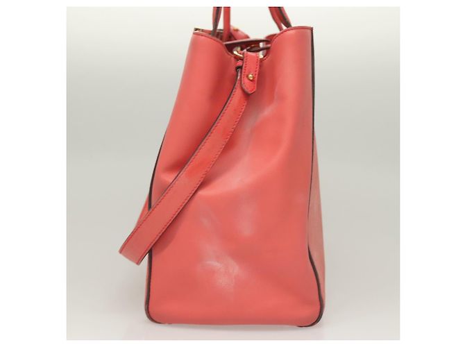 FENDI Borsa a mano in pelle rosa oro Auth bs26640 D'oro - vista 3