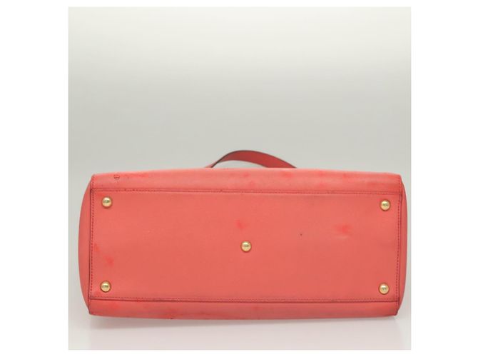 FENDI Borsa a mano in pelle rosa oro Auth bs26640 D'oro - vista 5