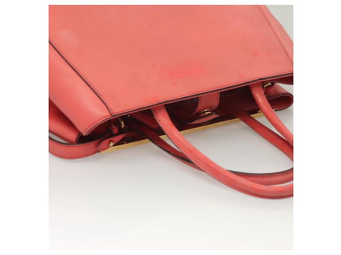 FENDI Borsa a mano in pelle rosa oro Auth bs26640 D'oro - vista 6