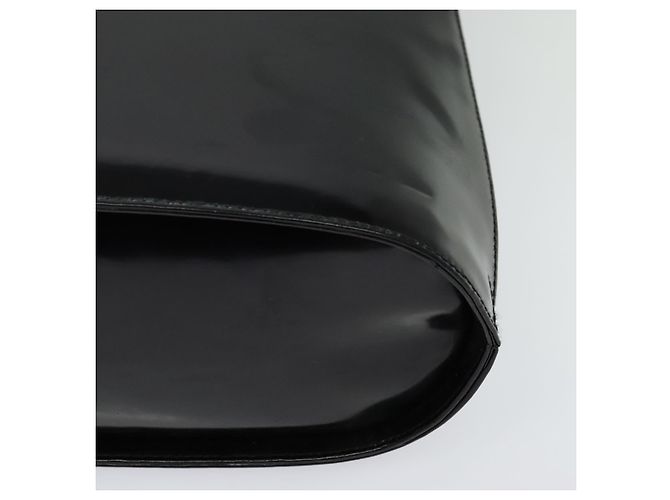 Borsa a Spalla Gancini Smalto Nero Salvatore Ferragamo Auth bs26907 - vista 11