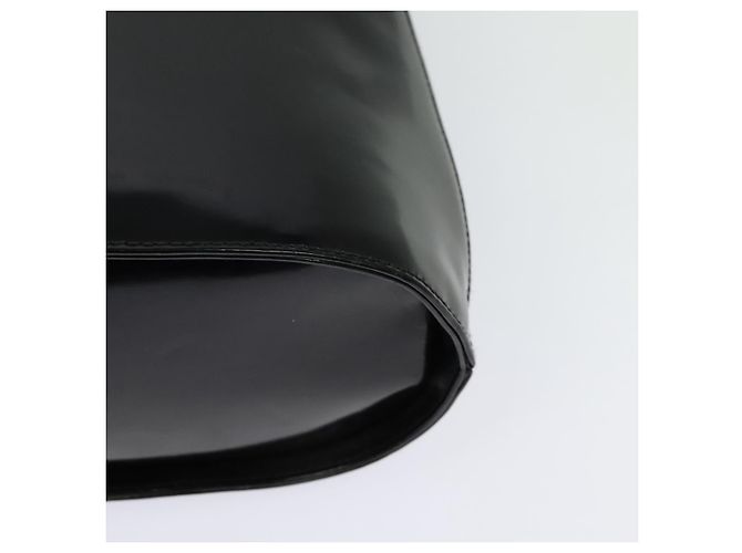 Borsa a Spalla Gancini Smalto Nero Salvatore Ferragamo Auth bs26907 - vista 13