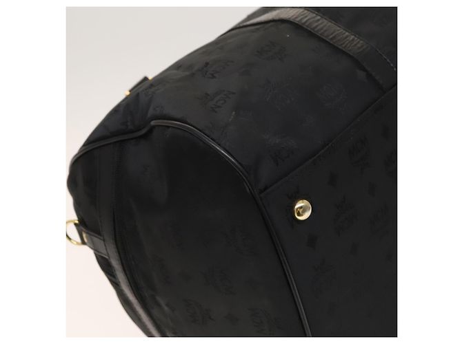 Borsa Boston in nylon 2 vie Vicetos MCM Logogram marrone oro Auth hk2824 D'oro - vista 11