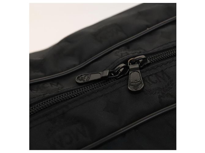 Borsa Boston in nylon 2 vie Vicetos MCM Logogram marrone oro Auth hk2824 D'oro - vista 16