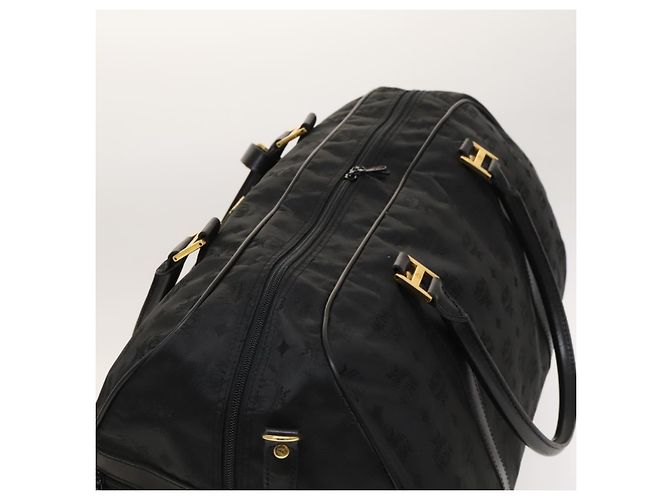 Borsa Boston in nylon 2 vie Vicetos MCM Logogram marrone oro Auth hk2824 D'oro - vista 6