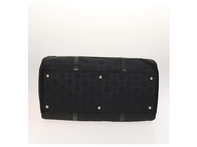 Borsa Boston in nylon 2 vie Vicetos MCM Logogram marrone oro Auth hk2824 D'oro - vista 9