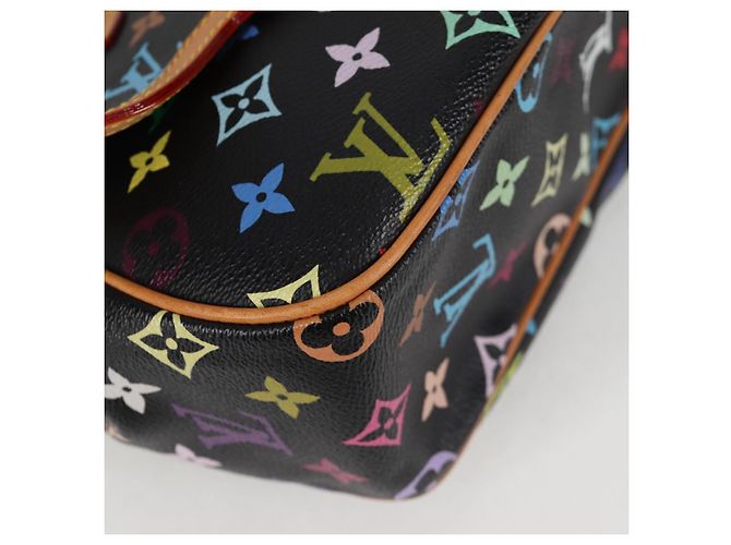 LOUIS VUITTON Handtasche Gracie MM Monogram Multicolor Schwarz M92591 Auth 126225SV - Ansicht 14