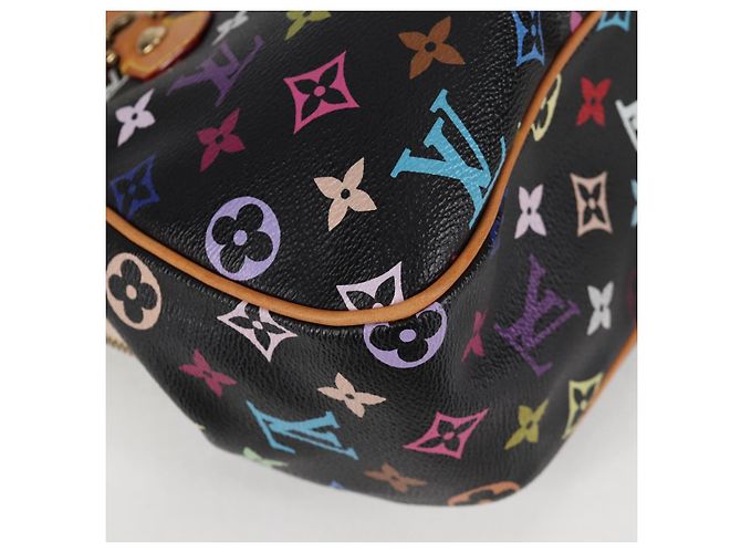 LOUIS VUITTON Handtasche Gracie MM Monogram Multicolor Schwarz M92591 Auth 126225SV - Ansicht 16