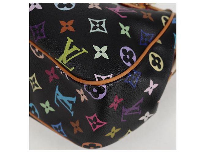 LOUIS VUITTON Handtasche Gracie MM Monogram Multicolor Schwarz M92591 Auth 126225SV - Ansicht 17