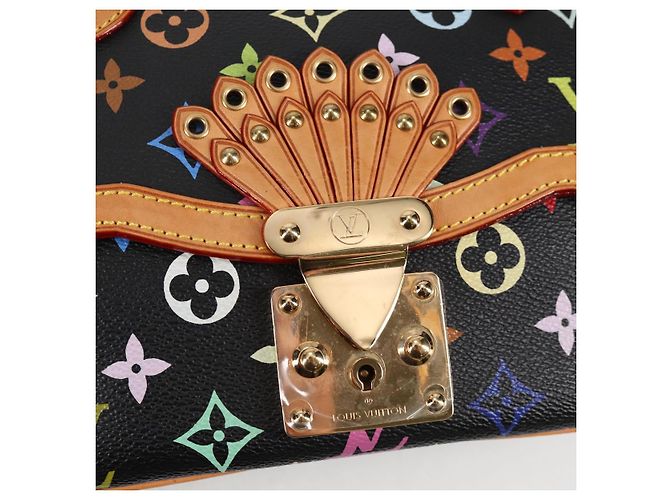 LOUIS VUITTON Handtasche Gracie MM Monogram Multicolor Schwarz M92591 Auth 126225SV - Ansicht 18
