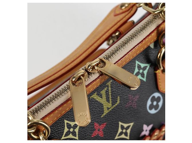 LOUIS VUITTON Handtasche Gracie MM Monogram Multicolor Schwarz M92591 Auth 126225SV - Ansicht 20