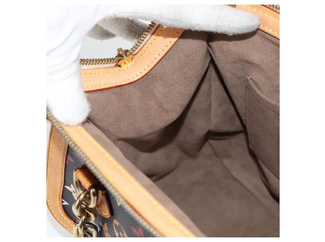 LOUIS VUITTON Handtasche Gracie MM Monogram Multicolor Schwarz M92591 Auth 126225SV - Ansicht 23