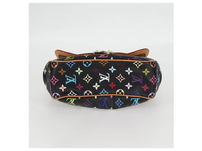LOUIS VUITTON Handtasche Gracie MM Monogram Multicolor Schwarz M92591 Auth 126225SV - Ansicht 5