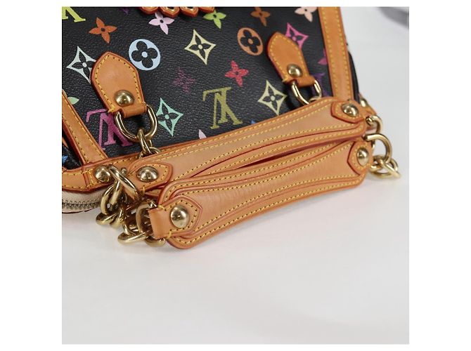 LOUIS VUITTON Handtasche Gracie MM Monogram Multicolor Schwarz M92591 Auth 126225SV - Ansicht 7