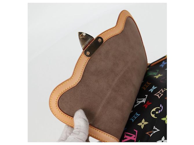 LOUIS VUITTON Handtasche Gracie MM Monogram Multicolor Schwarz M92591 Auth 126225SV - Ansicht 9