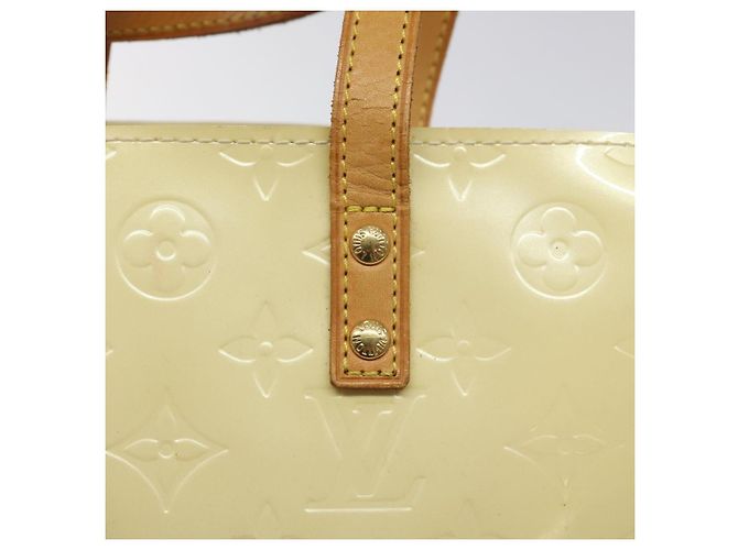 LOUIS VUITTON Monogram Vernis Reade PM Borsa a Mano Perle M91336 LV Auth ep9475 - vista 10