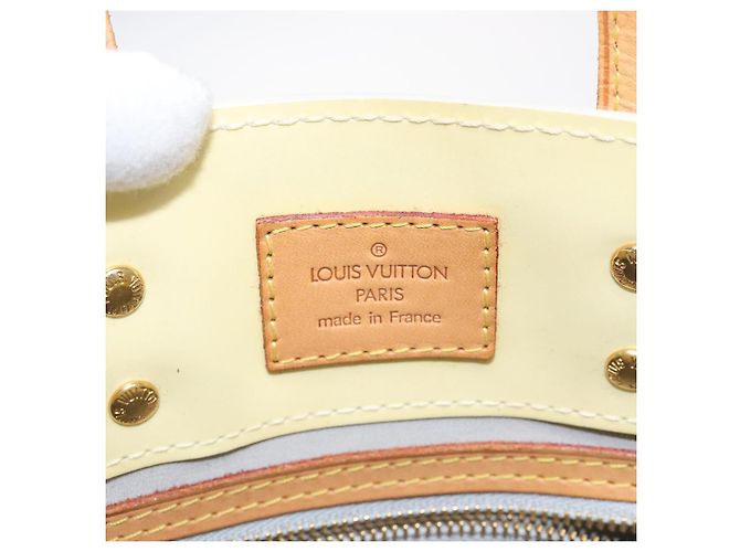 LOUIS VUITTON Monogram Vernis Reade PM Borsa a Mano Perle M91336 LV Auth ep9475 - vista 17