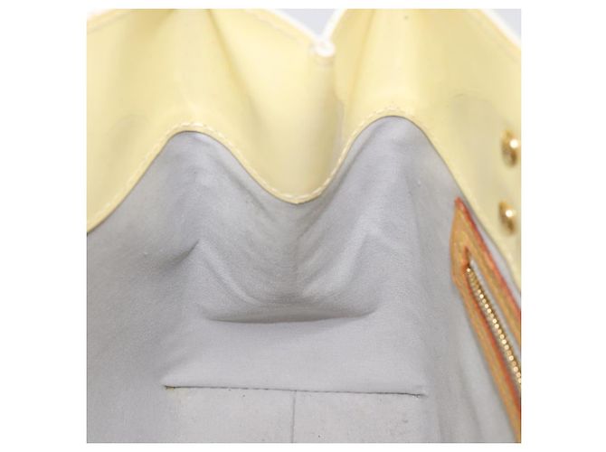 LOUIS VUITTON Monogram Vernis Reade PM Borsa a Mano Perle M91336 LV Auth ep9475 - vista 19