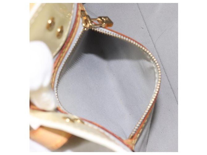 LOUIS VUITTON Monogram Vernis Reade PM Borsa a Mano Perle M91336 LV Auth ep9475 - vista 20