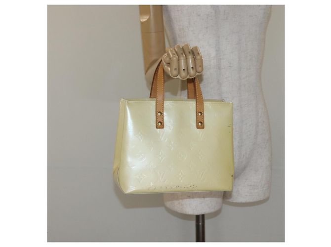 LOUIS VUITTON Monogram Vernis Reade PM Borsa a Mano Perle M91336 LV Auth ep9475 - vista 21