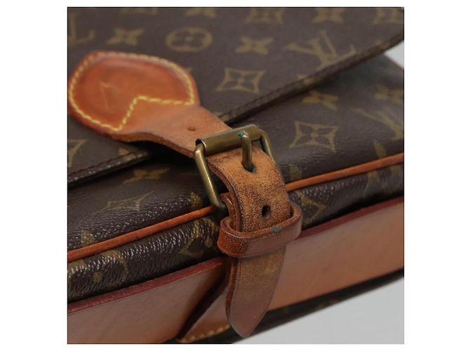 LOUIS VUITTON Monogram Cartouchiere GM Borsa a Spalla M51252 LV Auth ep9468 Monogramma - vista 10