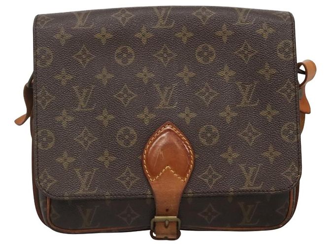 LOUIS VUITTON Monogram Cartouchiere GM Borsa a Spalla M51252 LV Auth ep9468 Monogramma - vista 13