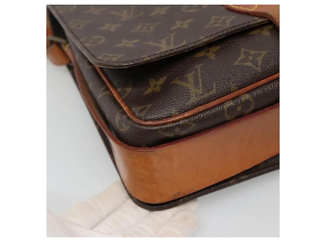 LOUIS VUITTON Monogram Cartouchiere GM Borsa a Spalla M51252 LV Auth ep9468 Monogramma - vista 14