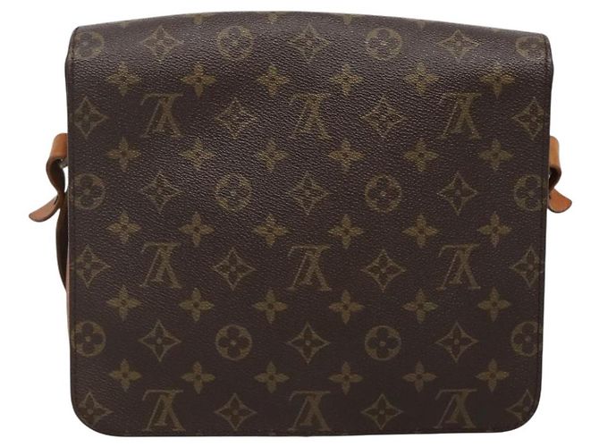 LOUIS VUITTON Monogram Cartouchiere GM Borsa a Spalla M51252 LV Auth ep9468 Monogramma - vista 2
